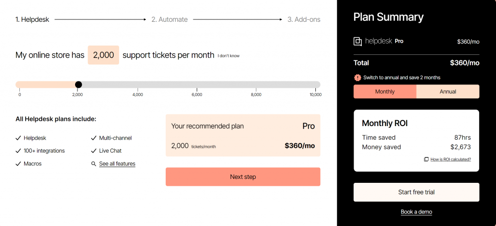 gorgias pricing